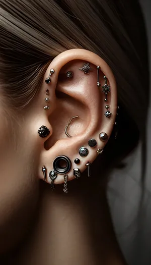 earscaping combinaciones piercings oreja