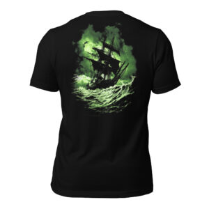 Camiseta Tatuajes Ghost Ship Unisex Negra